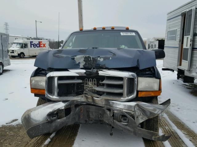 1FTWX33F8XEB83281 - 1999 FORD F350 SUPER BLUE photo 7