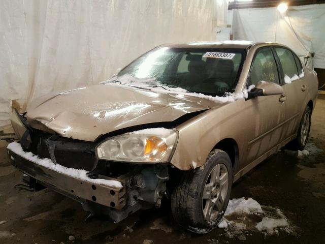 1G1ZT51F86F282238 - 2006 CHEVROLET MALIBU LT GOLD photo 2