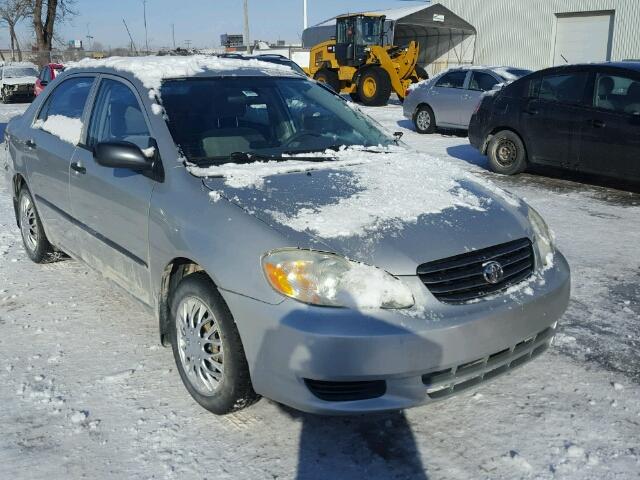 2T1BR32E23C778495 - 2003 TOYOTA COROLLA CE GRAY photo 1