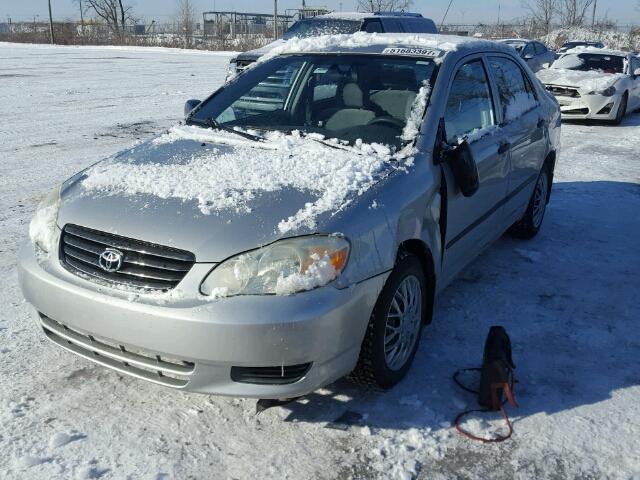 2T1BR32E23C778495 - 2003 TOYOTA COROLLA CE GRAY photo 2