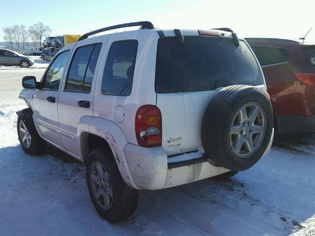 1J4GL58K34W275495 - 2004 JEEP LIBERTY LI WHITE photo 3