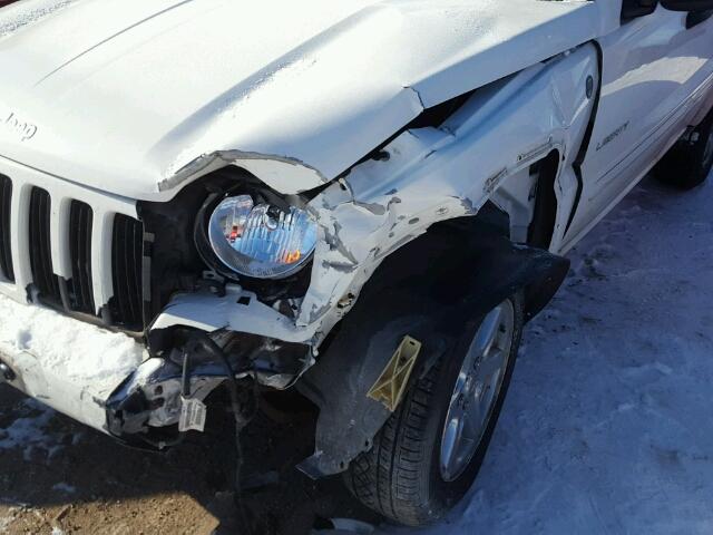 1J4GL58K34W275495 - 2004 JEEP LIBERTY LI WHITE photo 9