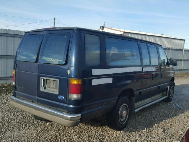 1FBJS31H9PHA92892 - 1993 FORD ECONOLINE BLUE photo 4