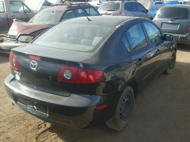 JM1BK12F241153604 - 2004 MAZDA 3 I BLACK photo 4