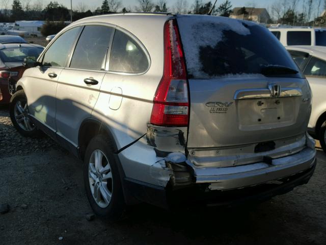 3CZRE4H52BG700675 - 2011 HONDA CR-V EX SILVER photo 3