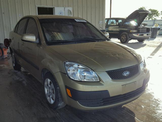 KNADE123966036076 - 2006 KIA RIO GOLD photo 1