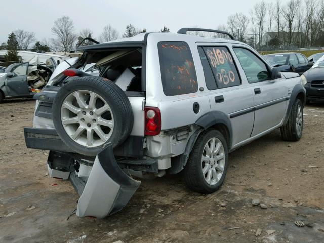 SALNE222X4A291083 - 2004 LAND ROVER FREELANDER SILVER photo 4