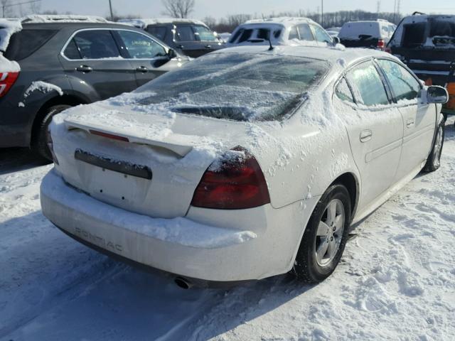 2G2WP552281138186 - 2008 PONTIAC GRAND PRIX WHITE photo 4
