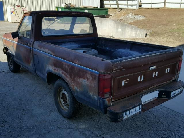 1FTBR10C9JUC15921 - 1988 FORD RANGER BLUE photo 3