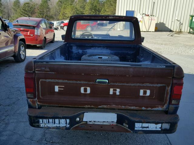 1FTBR10C9JUC15921 - 1988 FORD RANGER BLUE photo 6