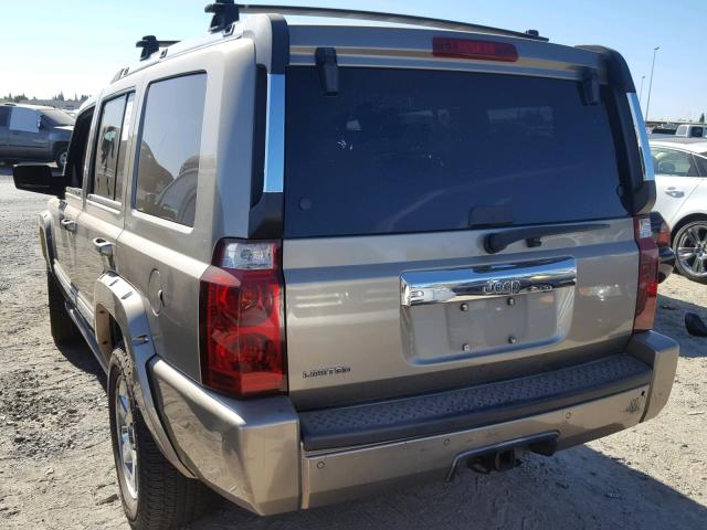 1J8HH58N26C175780 - 2006 JEEP COMMANDER BROWN photo 3