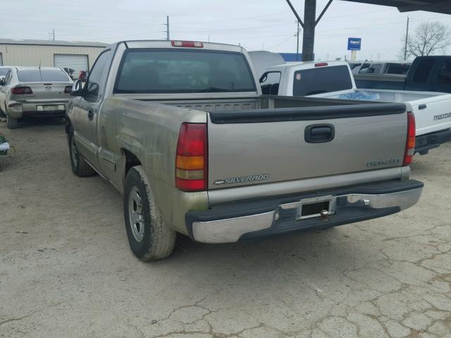 1GCEC14W5XZ109061 - 1999 CHEVROLET SILVERADO GOLD photo 3