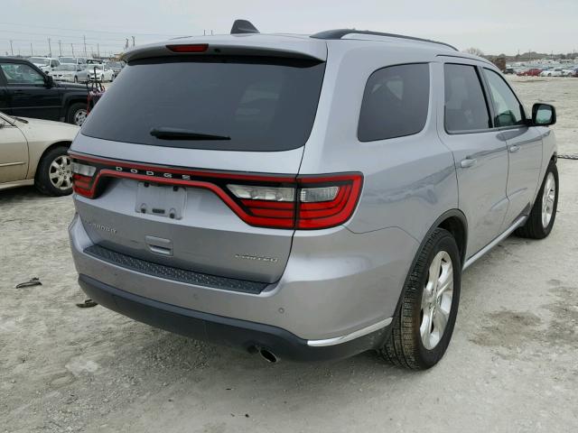 1C4RDHDG7EC277820 - 2014 DODGE DURANGO LI SILVER photo 4