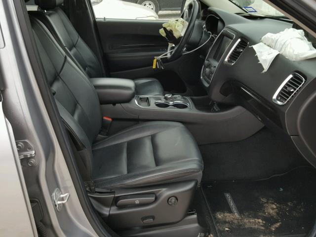 1C4RDHDG7EC277820 - 2014 DODGE DURANGO LI SILVER photo 5