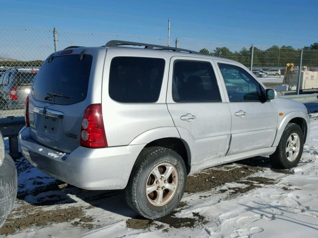 4F2CZ96165KM08117 - 2005 MAZDA TRIBUTE S SILVER photo 4