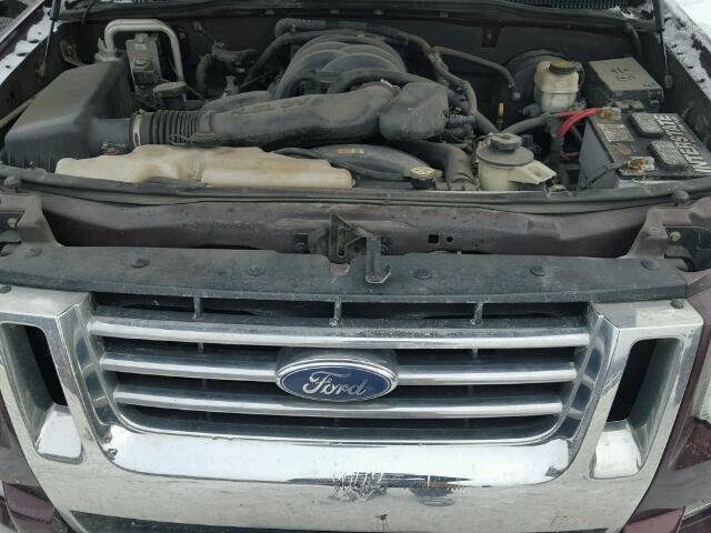 1FMEU53847UA13941 - 2007 FORD EXPLORER S 栗色 照片 7