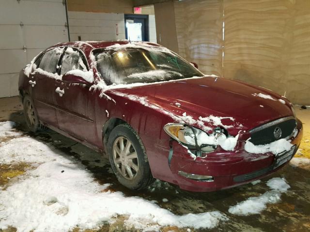 2G4WD532251298244 - 2005 BUICK LACROSSE C MAROON photo 1