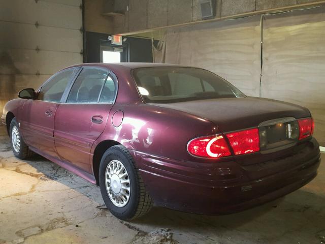 1G4HP52K65U200922 - 2005 BUICK LESABRE CU MAROON photo 3