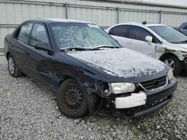 1NXBR18EX2Z602366 - 2002 TOYOTA COROLLA CE BLACK photo 1