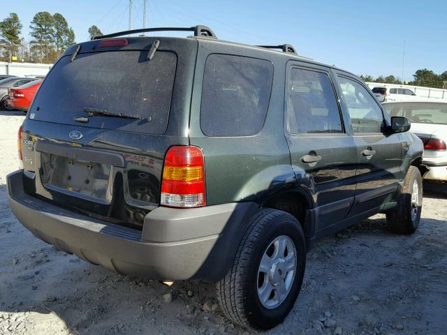 1FMYU03124KB07276 - 2004 FORD ESCAPE XLT GREEN photo 4