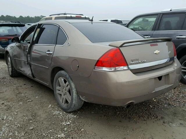 2G1WU58R979239103 - 2007 CHEVROLET IMPALA LTZ BROWN photo 3