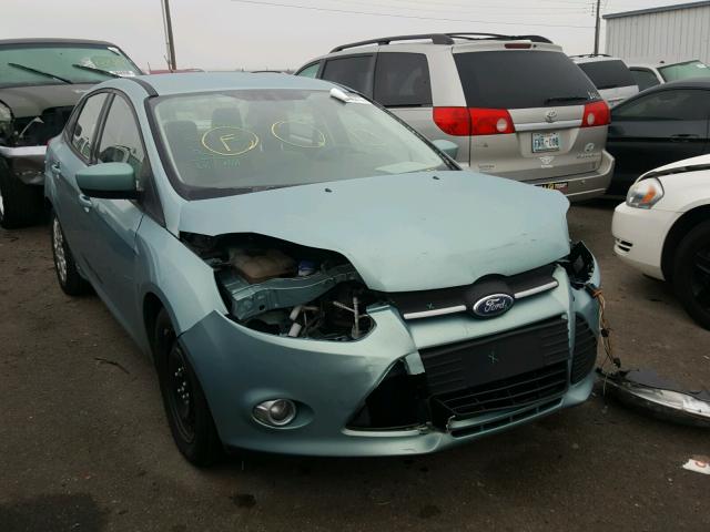 1FAHP3F27CL336701 - 2012 FORD FOCUS SE GREEN photo 1