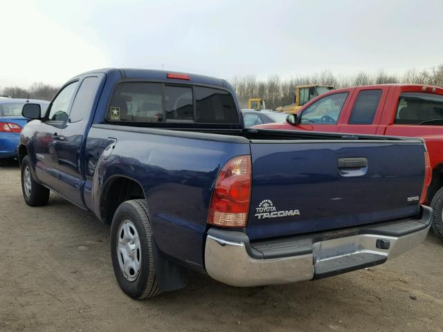 5TETX22N85Z013020 - 2005 TOYOTA TACOMA ACC BLUE photo 3