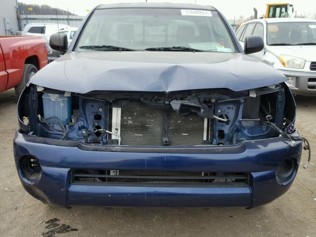 5TETX22N85Z013020 - 2005 TOYOTA TACOMA ACC BLUE photo 9