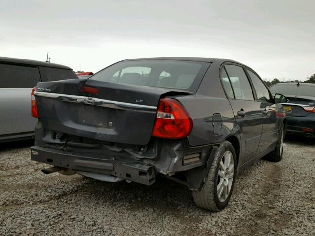 1G1ZS58F57F140438 - 2007 CHEVROLET MALIBU LS GRAY photo 4