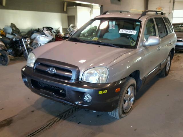 KM8SC73E75U886846 - 2005 HYUNDAI SANTA FE G SILVER photo 2