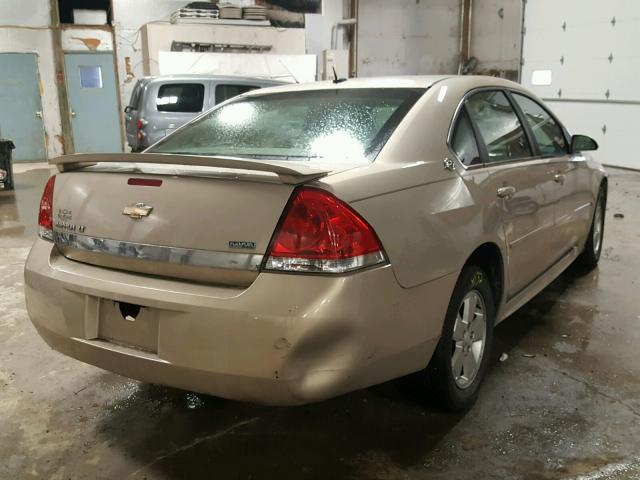 2G1WT57K091260446 - 2009 CHEVROLET IMPALA 1LT GOLD photo 4