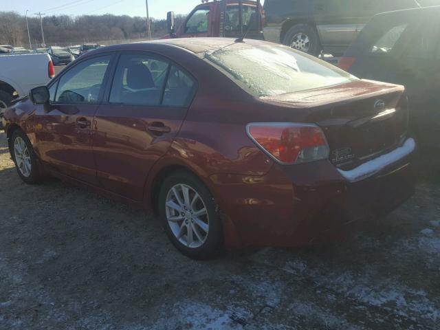 JF1GJAB67DH006491 - 2013 SUBARU IMPREZA PR MAROON photo 3