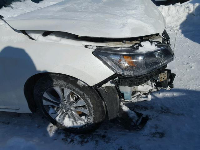 1HGCR2F31DA113795 - 2013 HONDA ACCORD LX WHITE photo 9