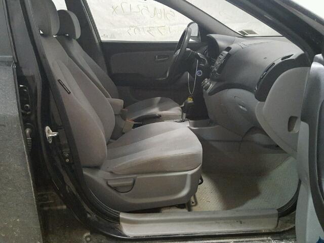 KMHDU46D67U265611 - 2007 HYUNDAI ELANTRA GL BLACK photo 5