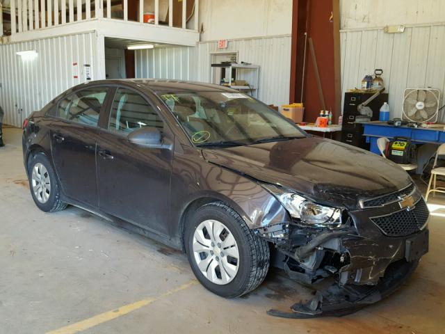 1G1PA5SH5E7176593 - 2014 CHEVROLET CRUZE LS GRAY photo 1