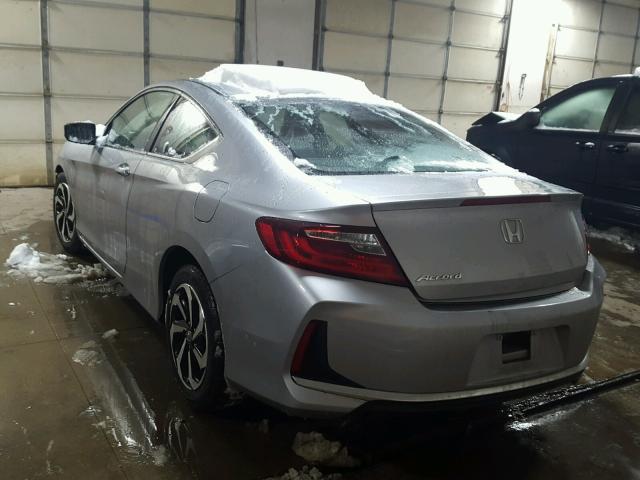 1HGCT1B30GA006713 - 2016 HONDA ACCORD LX- GRAY photo 3