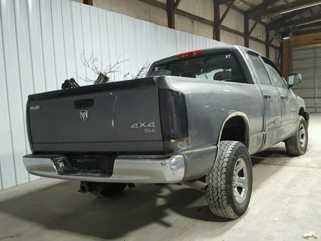 1D7HU18206S662019 - 2006 DODGE RAM 1500 S GRAY photo 4