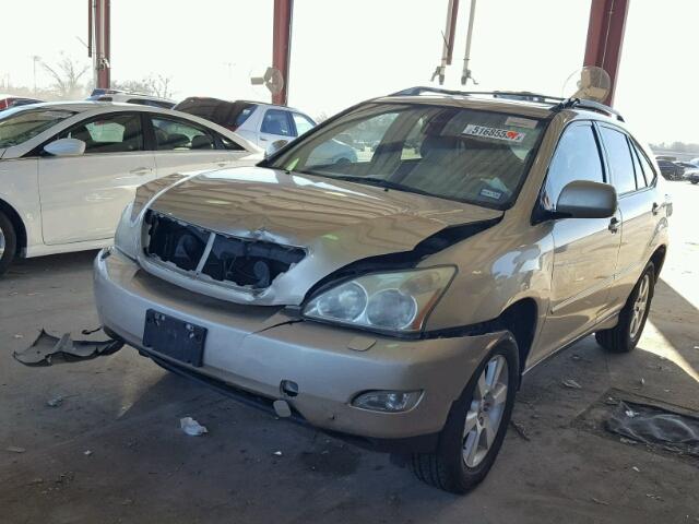 JTJHA31U440055766 - 2004 LEXUS RX 330 TAN photo 2