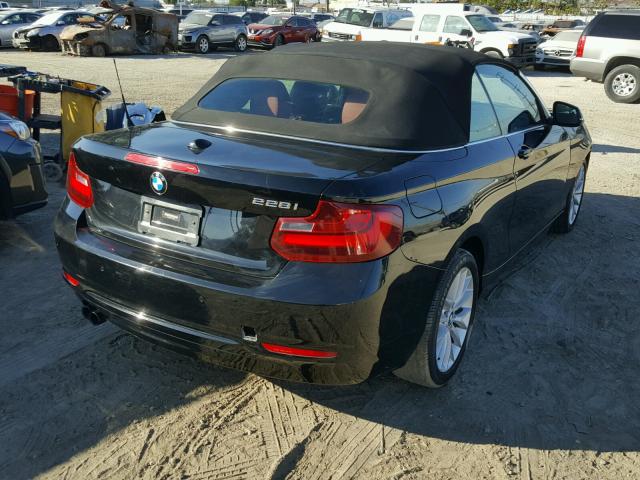 WBA1K9C57GV710646 - 2016 BMW 228 I BLACK photo 4