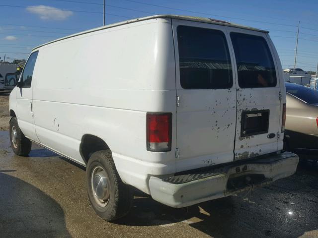 1FTNE2426YHA27652 - 2000 FORD ECONOLINE WHITE photo 3