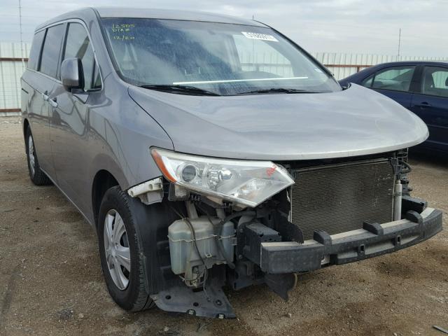 JN8AE2KP7B9012659 - 2011 NISSAN QUEST S GRAY photo 1