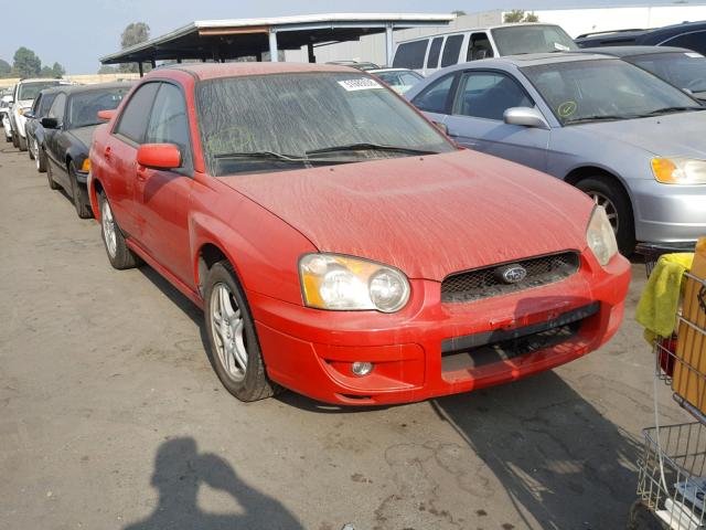 JF1GD67524G518296 - 2004 SUBARU IMPREZA RS RED photo 1