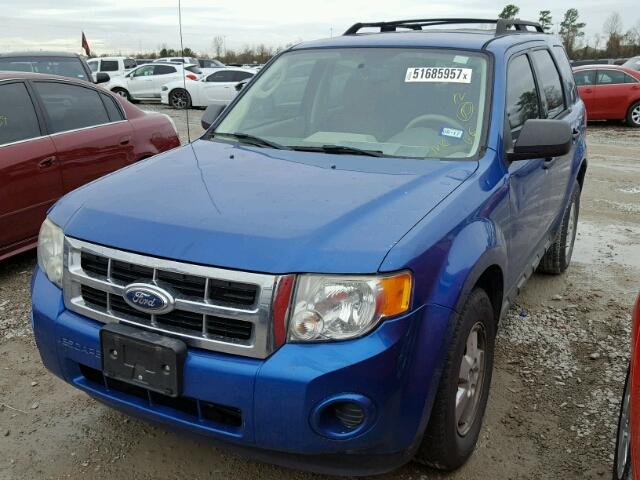 1FMCU0C70BKB64930 - 2011 FORD ESCAPE XLS BLUE photo 2