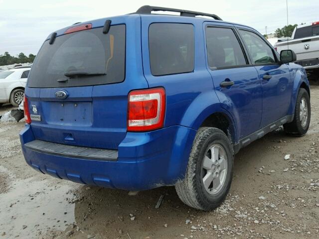 1FMCU0C70BKB64930 - 2011 FORD ESCAPE XLS BLUE photo 4