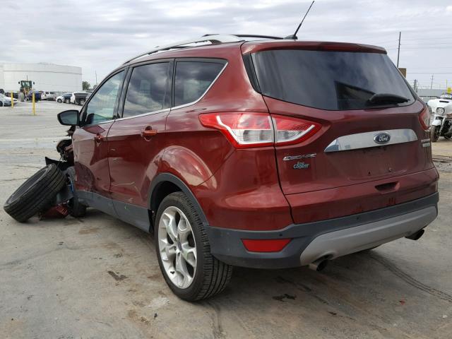 1FMCU0JX4EUA05016 - 2014 FORD ESCAPE TIT RED photo 3