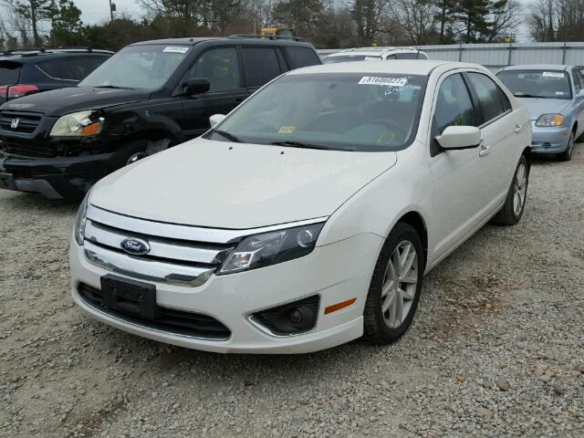 3FAHP0JA0CR131560 - 2012 FORD FUSION SEL WHITE photo 2