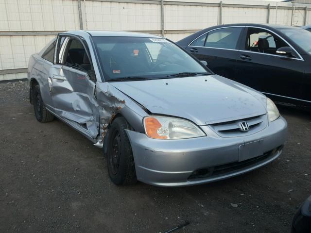 1HGEM22522L084405 - 2002 HONDA CIVIC LX SILVER photo 1