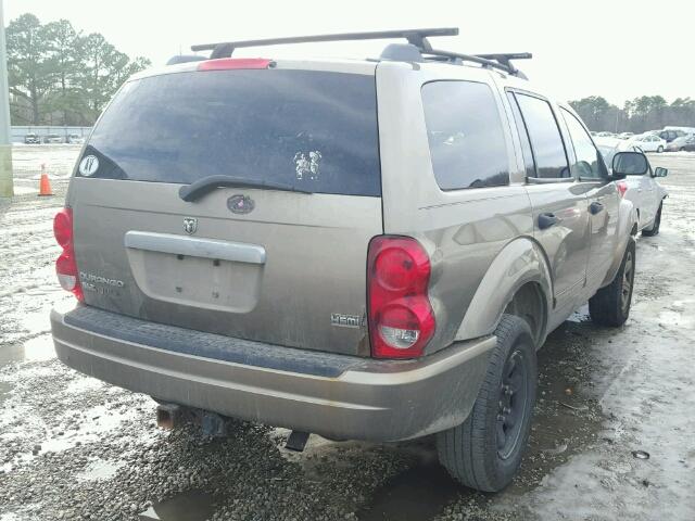 1D4HB48D34F185212 - 2004 DODGE DURANGO SL TAN photo 4