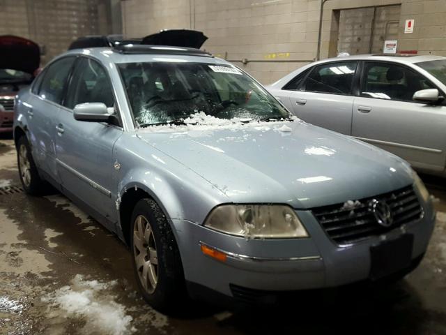 WVWRH63B23P192873 - 2003 VOLKSWAGEN PASSAT GLX BLUE photo 1