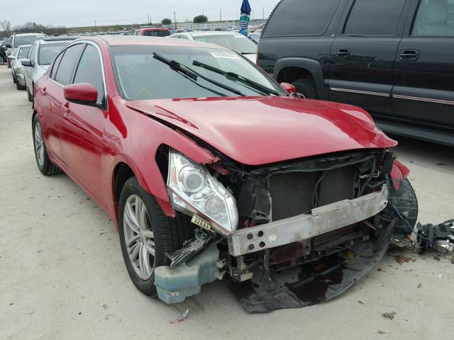 JN1CV6AP2BM504688 - 2011 INFINITI G37 BASE RED photo 1